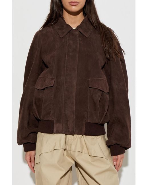 Loewe Brown Suede Jacket