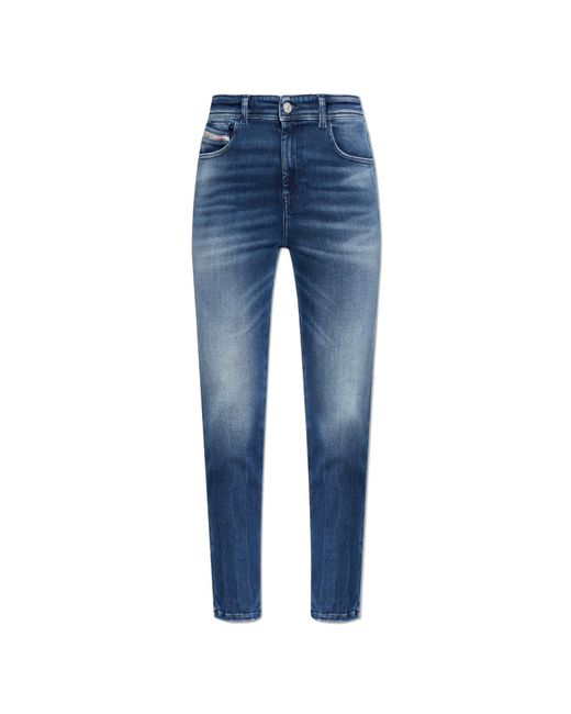 DIESEL Blue 'Slandy-High' Jeans
