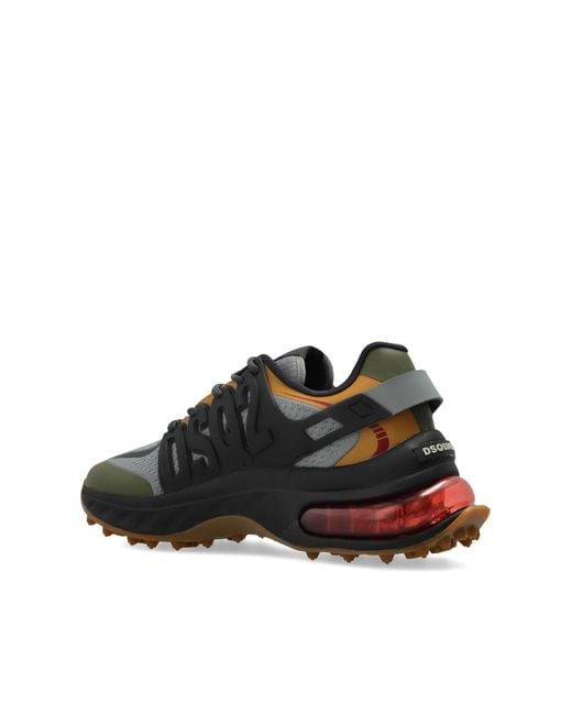 DSquared² Black Sports Shoes "Bubble" for men