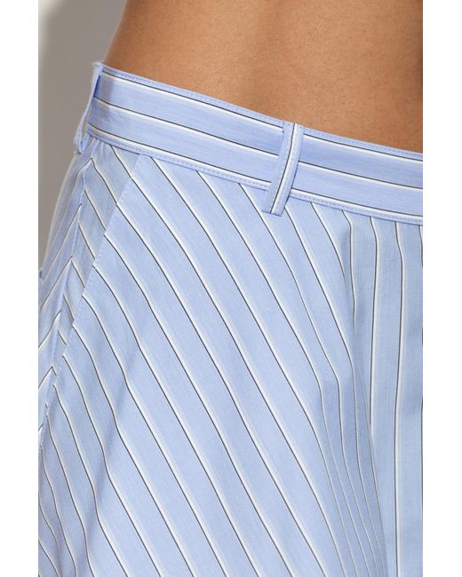 Loewe Blue Striped Pattern Trousers