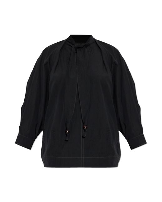 Lemaire Black Loose-Fit Top