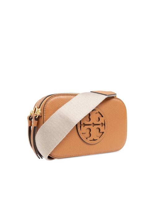 Tory Burch Brown ‘Miller Mini’ Shoulder Bag