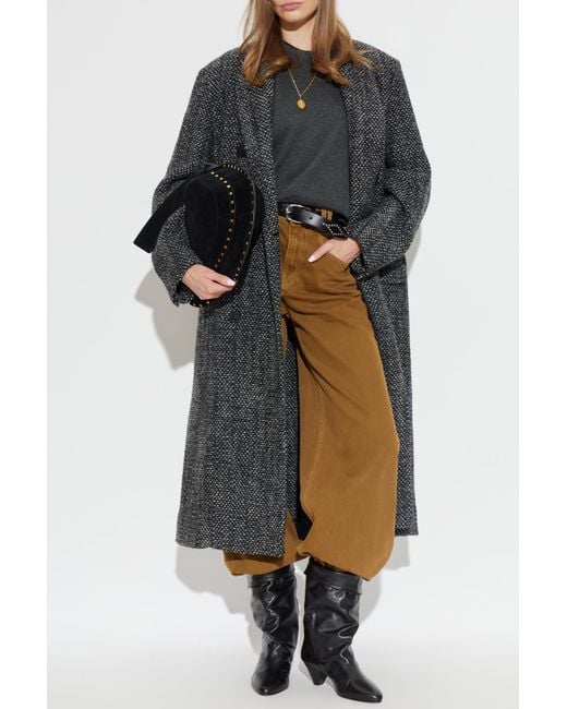 Isabel Marant Black Coat "Pilda"