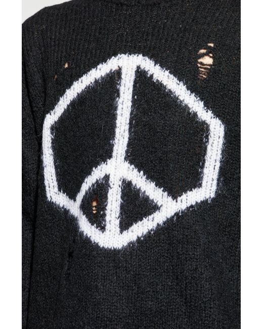 AllSaints Black Sweater 'Message' for men