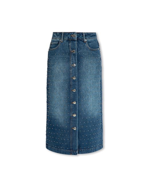 Munthe Blue ‘Lally’ Denim Skirt