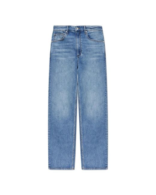 Rag & Bone Blue Straight Jeans for men