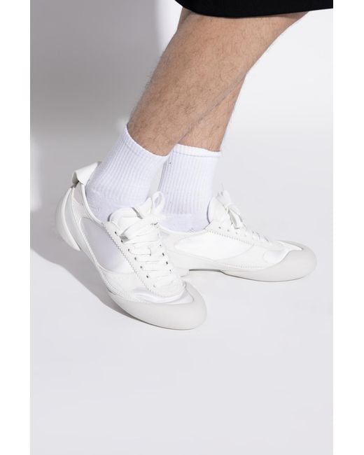 McQueen White Sports Shoes 'Flexion' for men
