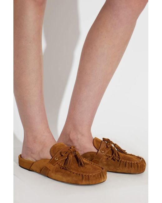 Isabel Marant Brown "Malvin" Slides
