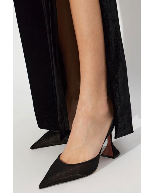 AMINA MUADDI Black Heeled Shoes "Holli"