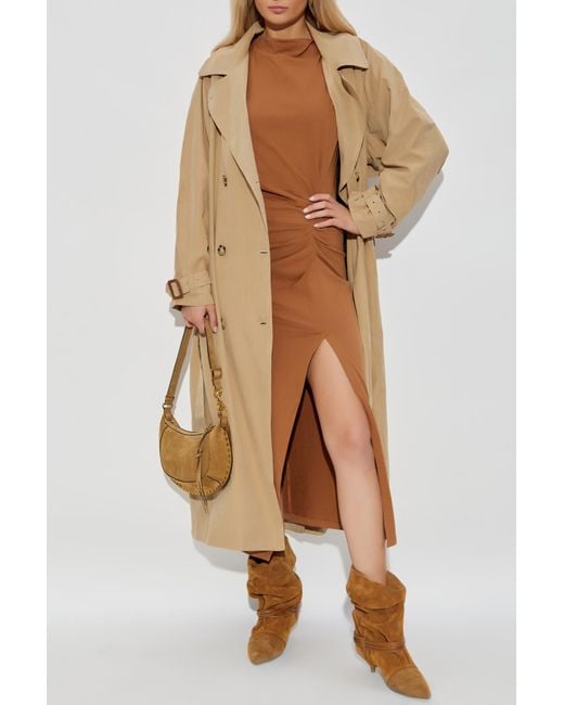 Isabel Marant Natural "Elea" Trench Coat