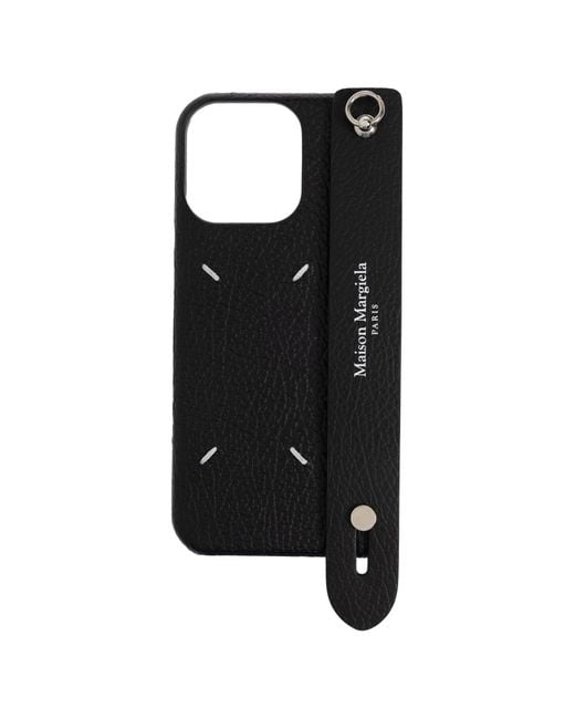 【正規品】Maison Margiela iPhoneケース12promax Maison Margiela Stitched Leather Phone Case for iPhone
