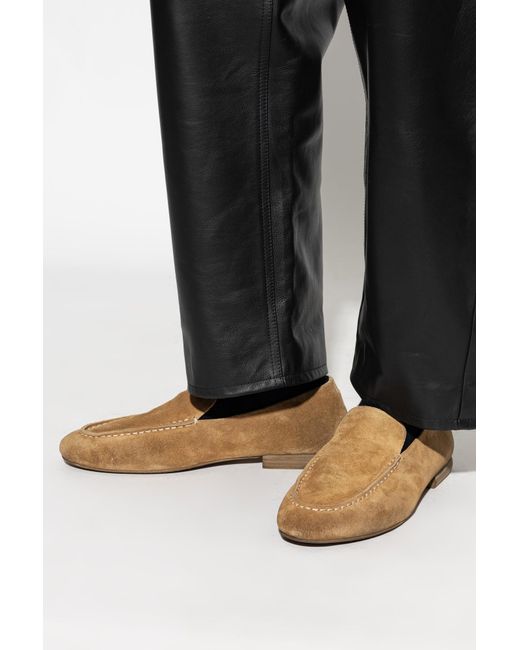 Marsèll Brown "Mandolo" Suede Loafers for men