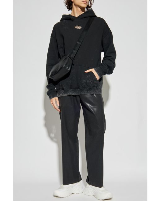 DIESEL Black Hoodie 'S-Boxt-Hood-T10' for men