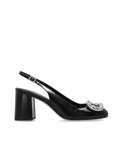 Marc Jacobs Black Leather Heeled Shoes