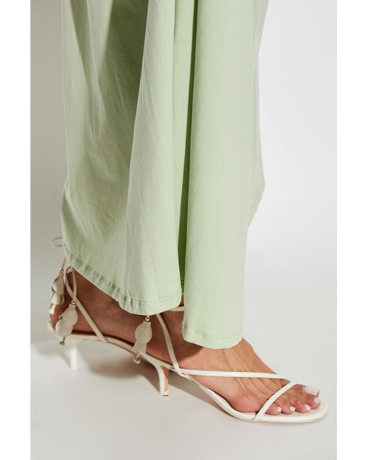 Kate Spade White 'Lily' Heeled Sandals