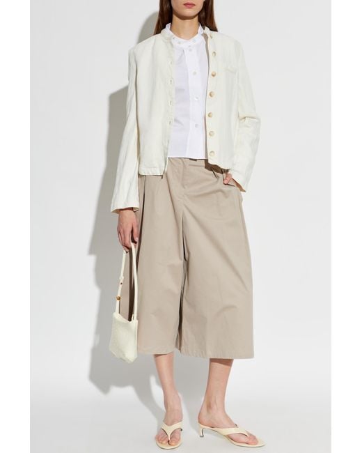 Emporio Armani White Jacket With Pocket