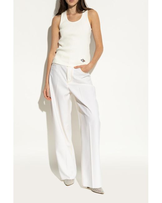Bottega Veneta White Heeled Shoes "Sofia"