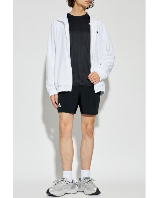 Adidas Originals Blue Logo Shorts for men