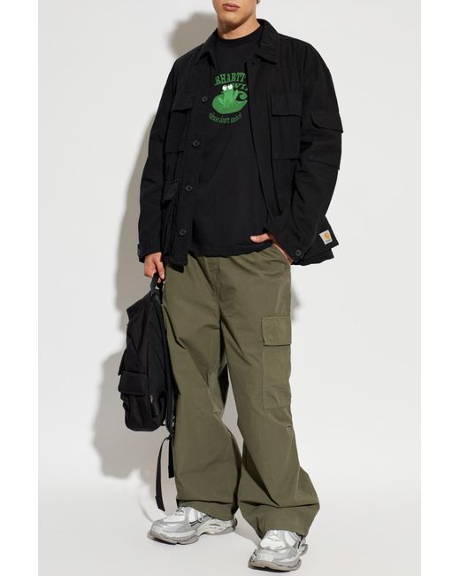 Carhartt Green 'Madler' Trousers for men