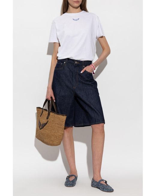 Zadig & Voltaire White T-Shirt 'Tommer'