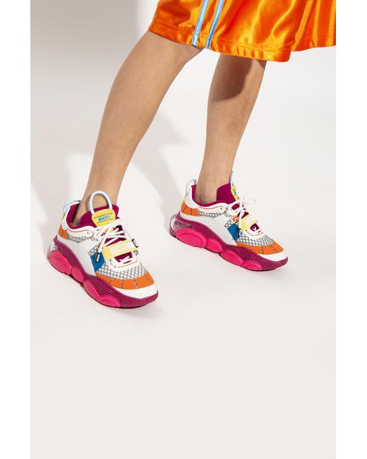 Moschino Sneakers With Logo | Lyst