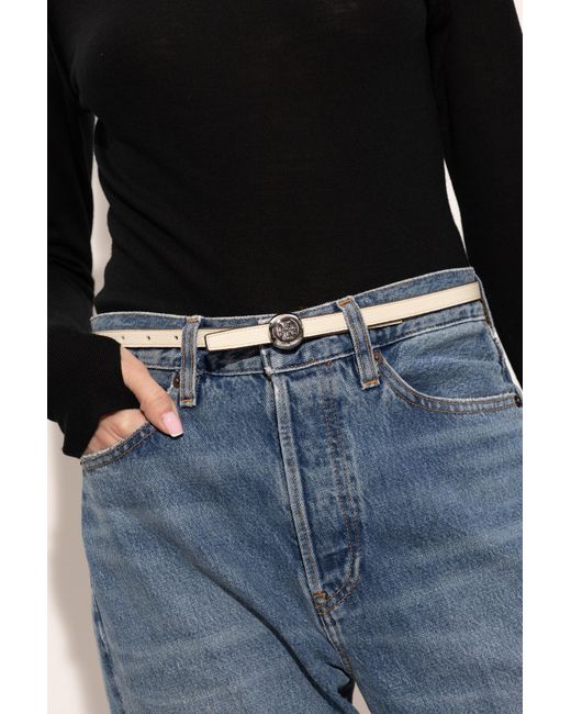 Tory Burch Natural Reversible Belt