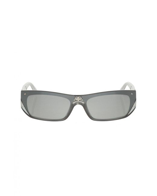 Balenciaga Gray Logo Sunglasses Grey for men