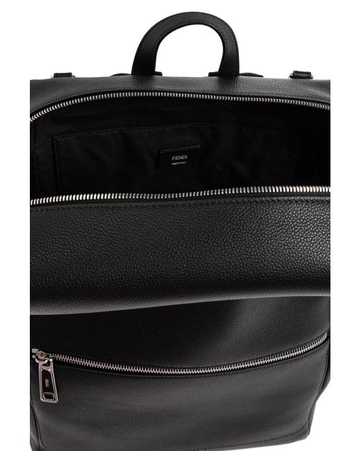 Fendi Black 'Lui' Backpack for men