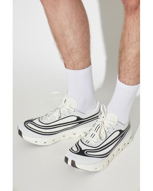 On Shoes White 'Cloudflow 5 Ad' Sports Shoes for men