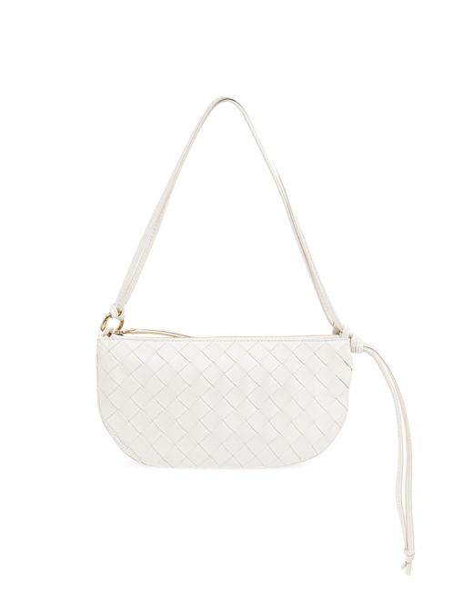 Bottega Veneta White Gemellini Shoulder Bag