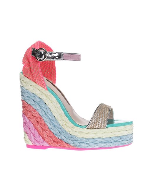 Sophia Webster Multicolor 'lucita' Wedge Sandals