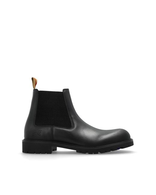 Burberry Black Chelsea Boots 'Rogue' for men