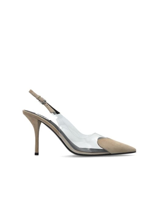 Alaïa Natural Heeled Shoes 'Le Coeur'