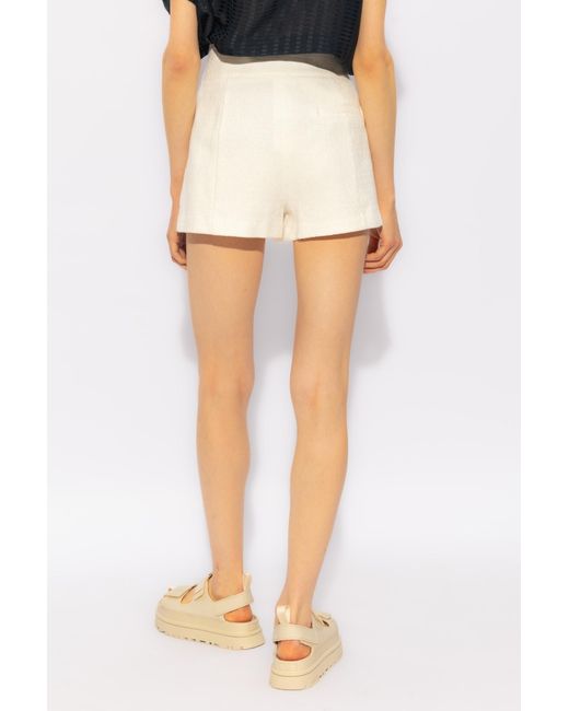 Emporio Armani Natural Cotton Shorts,