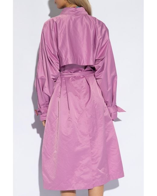 Isabel Marant Pink 'edenna' Trench Coat,