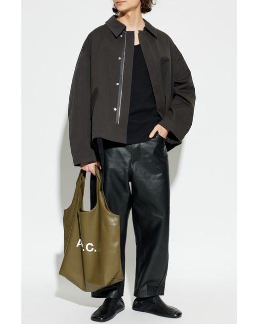 Lemaire Black Sleeveless Top for men