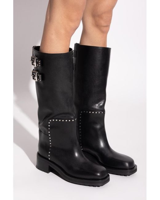Jimmy Choo Black 'Brooklyn' Boots