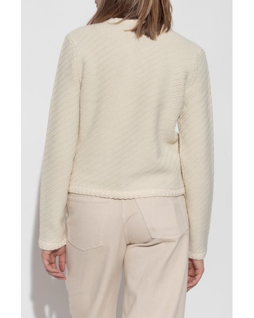 Rag & Bone Natural Cardigan With Pockets