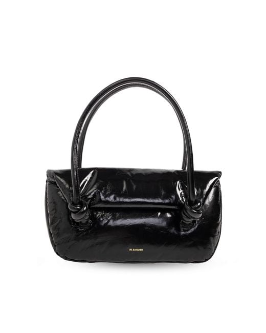 Jil Sander Black 'Knott Small' Shoulder Bag