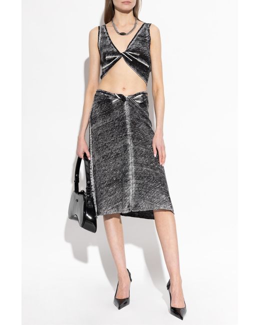 DIESEL Black Top 'M-Lilas'