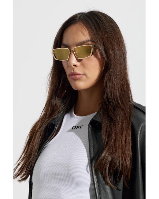 Off-White c/o Virgil Abloh Metallic Sunglasses