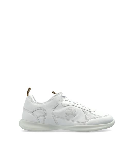 Burberry White Sports Shoes Matrix for men