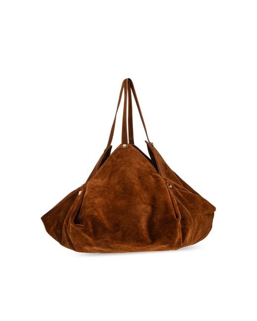 Versace Brown Protea Large Bag
