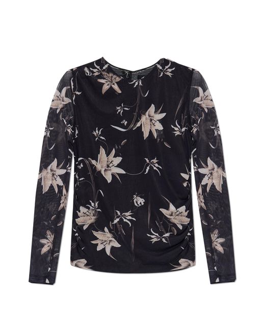 AllSaints Black Top "Caia"