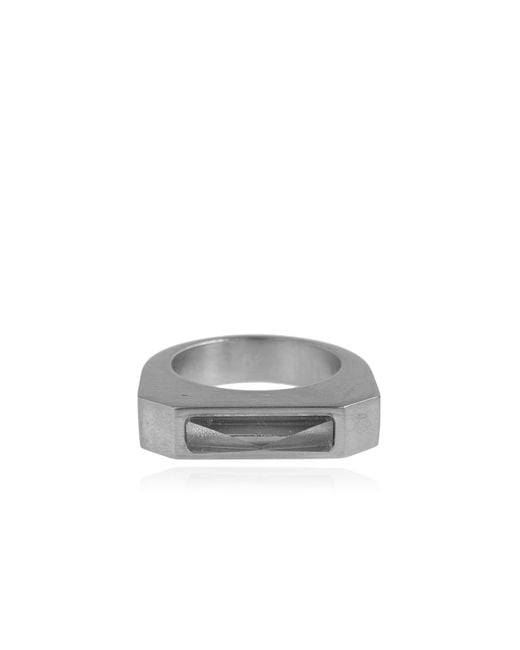 Rick Owens Gray Brass Ring