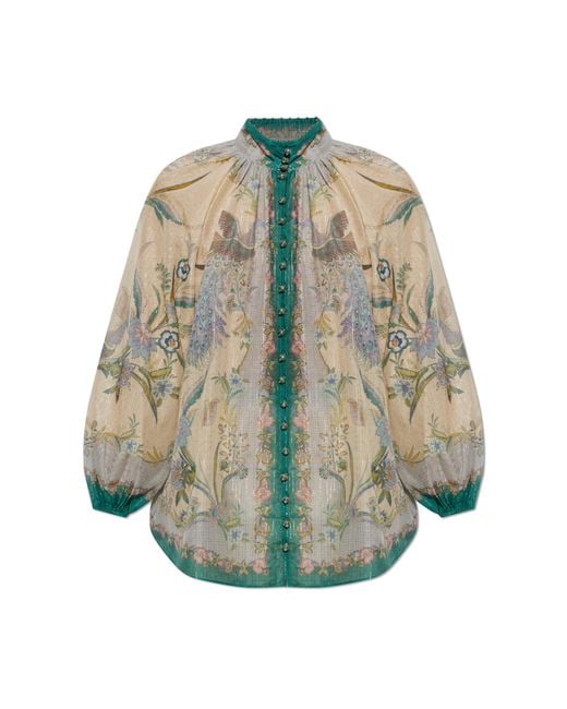 Zimmermann Multicolor Shirt With Lurex Thread