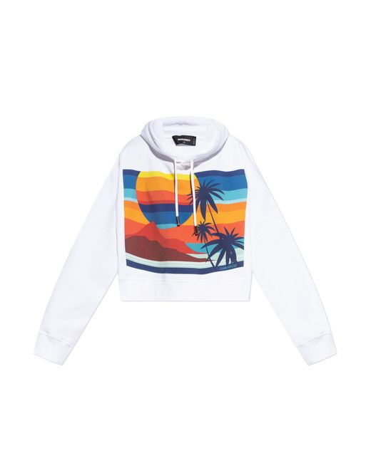 DSquared² Blue Sweatshirt Capsule `summer Lovers`,