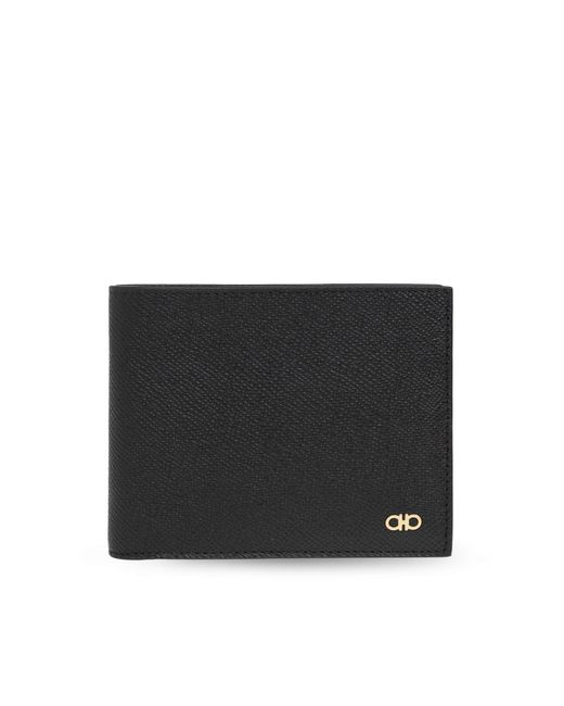 Ferragamo Black Leather Wallet for men