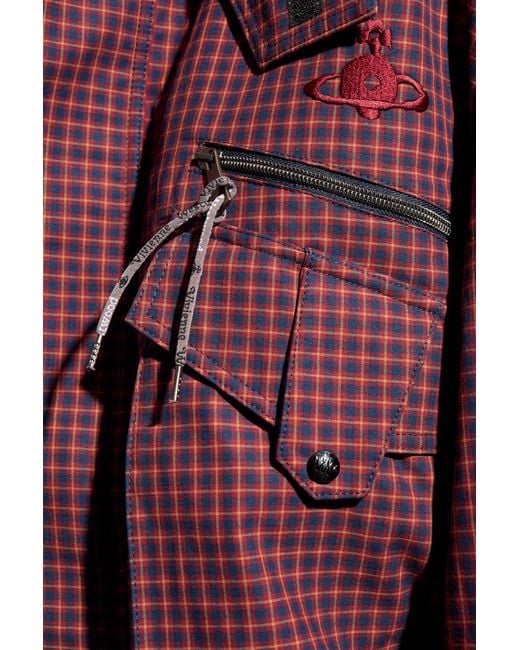 Vivienne Westwood Red 'memphis' Checked Jacket, for men
