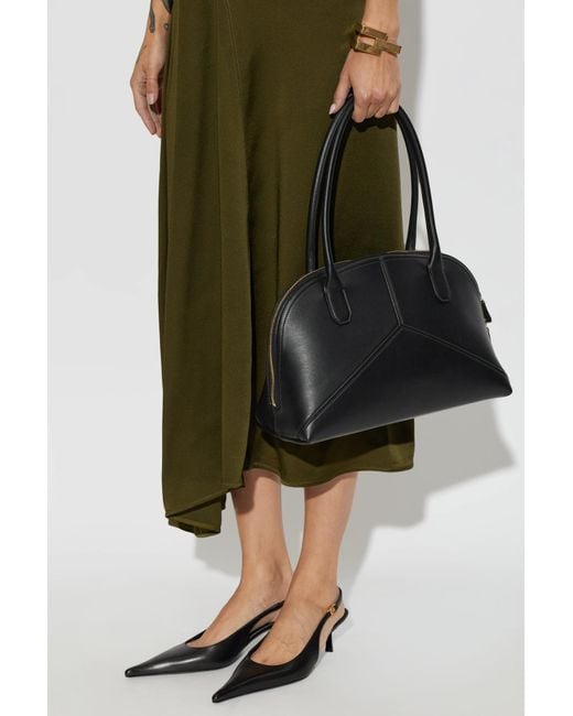 Victoria Beckham Black Leather 'Doctor' Bag